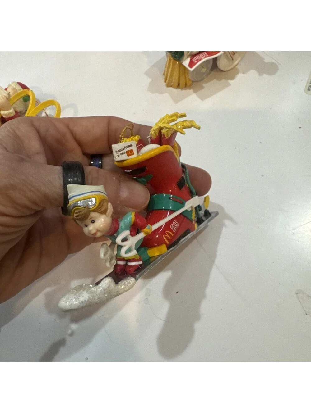 12 VTG Mcdonald's ornaments from the 1990's.